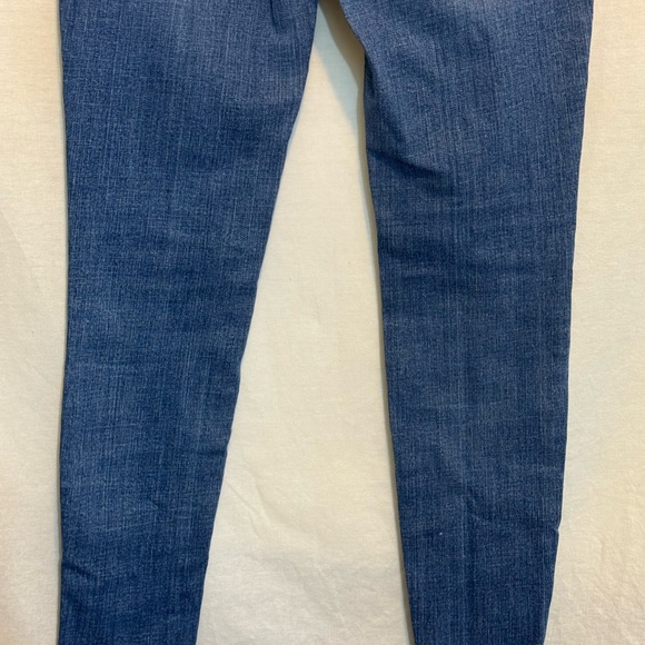 B-119 Mossimo High‎ Rise Denim Jean Jeggings Size 2 - Picture 6 of 13